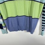 Zaket and Plover Sweater Womens Small Blue Green Patchwork‎ Art to Wear Pullover Photo 8