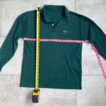Lacoste  Green Long Sleeve Polo Shirt no tag is like size M-L Photo 4