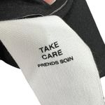 Avec Les Filles  Faux Leather Short Sleeve Black Blouse Size XL NWT Photo 8