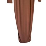 Naked Wardrobe NW Open Back Midi Dress Bodycon Long Sleeve COCO Small NW-D0317 Photo 9