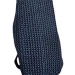 The Sak  Medium Crochet Handbag Black Double Handle Bag with Coin Purse & Mirror Photo 9