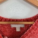 Woman Within Women Within Salmon Chunky Chenille Knitted Oversized Sweated Jumper Size 1X Photo 2