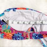 Floral Bikini Top Bandeau Removable Strap Shi Rose Photo 8