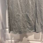 Victoria's Secret  Gray Quarter Zip Pullover Top‎ Rhinestone Heart Back Sz Small Photo 2