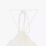 ZARA  White Halter lace crochet cotton mini Dress summer vacation casual  Photo 8