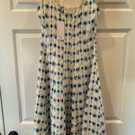 Christian LaCroix  Blue and White Patterned Dress Photo 5