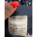 Maeve Iillian Eyelet Floral Dress Black White Puff Sleeve Cotton Size 8 Blue Photo 4