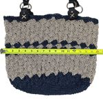 Straw Tote Bag Blue Photo 8