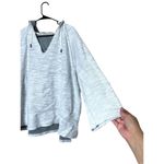Soft Surroundings ‎ My Weekend Hoodie Light Gray Long Sleeve Size 2X Photo 3