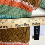 Hurley  ladies pullover cozy argyle crewneck sweater size medium Photo 6