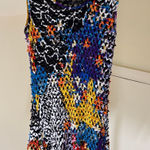 Alberto Makali  EUC Women's Cutout Textured Tank Colorful Size M Photo 0