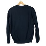ZARA  Navy Blue Minimalist Crewneck Sweatshirt S Photo 2