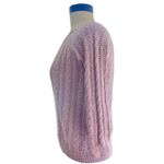 American Eagle Vtg Y2K  Cable Knit Purple Sweater XS Coquette Soft Girl Preppy Photo 1