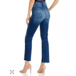 NWT MOTHER The Hustler Ankle Fray Flared Jeans in Night Clubbing High Rise 24 Blue Photo 1
