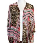 Ariat Womens Kimono Duster One Size Fringe Aztec Southwestern Boho Flowy Open Photo 1