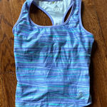 Adidas  Striped Racerback Tank Top SIZE M Photo 0