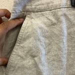 Talbots Cream 100% Linen Lagenlook minimalist Cropped Pants size 16 #734 Photo 4