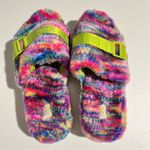 UGG  Women's Fluffita Pixelate Platform Slide Slipper Multicolor Size 9 Photo 1