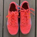 Under Armour Womens Charged Colorful Running Shoe Orange / Pink Grey Sz 7 Photo 13