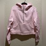 Lululemon Scuba Oversized Half Zip Hoodie Jacket Strawberry Milkshake Size XS S Photo 4