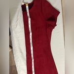 Newbury Kustom  Boutique Burgundy short sleeve dress size small Photo 10