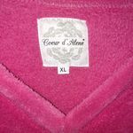 Coeur D'Alene Fleece V Neck Long‎ Sleeve Shirt Size XL Pink Photo 2