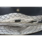 Kate Spade New York Black Crossgrain Leather Double Handles Satchel Shoulder Bag Photo 8