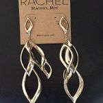 Rachel Roy New  Swinging Swirl Earrings Goldtone Photo 0
