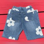 Angel Kiss EUC Size 0/24  denim with white floral accent. Photo 2