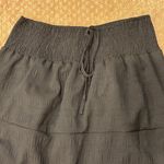 SheIn Black Maxi Skirt Elastic Waist Adjustable Lightweight Boho Minimalist Basic Photo 2