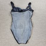 Captiva One Piece Swimsuit Blue Faux Denim Chambray Adjustable Straps Swimwear Size undefined Photo 6