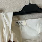 House Of CB  Clementine White Cutout Ruched Bodycon Mini Dress Size Small Photo 9