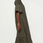 Tuckernuck NWT Hyacinth House Capri Midi in Black Floral Off Shoulder Dress M Photo 1