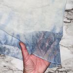 CAbi Ombre Fade Out Top Blue Cream Sheer Blouse Oversized Style# 781 Women S Photo 2