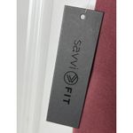 Savvi NEW Size Small Mila Burgundy Leggings with Mesh Red Photo 2