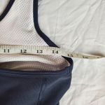 Reebok small grey gold build in bra athletic racerback tank top Photo 6