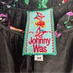 Johnny Was  cold shoulder floral blouse size medium Photo 3