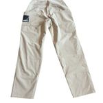 Hoka One One Transport Pants Khaki Fold Over Classic Casual Size Small Women NWT Tan Photo 7