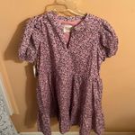 Tuckernuck NWT Hyacinth House  Lilac Floral Zip Front Ellie Mini Dress Photo 3