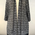 Avenue NWT! Monochrome Fringe Cardigan
Size 30/32 or 4X Photo 0