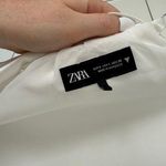 ZARA  Women’s Small White Open Back Tank Blouse Photo 1