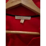 Gibson Latimer  Sequins Trim Red‎ Blouse Size M Photo 4
