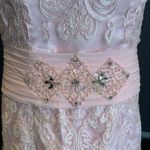 Women’s Pink Tea Length Mother of the Bride Groom Corset Back Dress Size 10 NWOT Photo 2