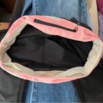 Lululemon Cropped Stretch High Rise Legging Pink Black Yoga Athletic Photo 9