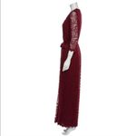 Diane Von Furstenberg DVF Burgundy Lace Wrap Maxi Dress Juliana Wine Red Size 4 NEW $1568.00 Photo 6