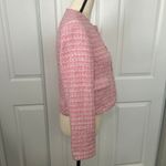 Maeve Anthropologie Pink Tweed Jacket Blazer Size 2 Y2K Preppy Office Pearls Photo 2
