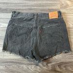 Levi's Dark grey wash Levi shorts with button fly Photo 1