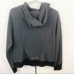 Under Armour Size Medium Grey Cowl Neck Hooded Zip Up Sweatshirt Jacket Photo 5