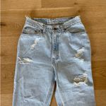 Levi's Levi’s - 512 Distressed Straight Leg Jeans in Light Wash Blue Photo 1