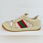 Gucci  Screener Ace Women's GG Sylvie Web Enamel Logo Supreme Sneakers EU 41 Photo 9